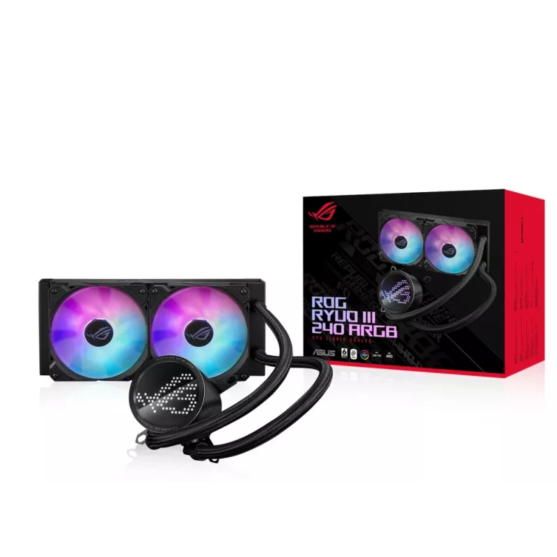ASUS ROG Ryuo III 240 ARGB protsessori vedelikjahutuse komplekt 12 cm must