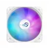 Vedelikjahutuskomplekt ASUS ROG Strix LC III 360 ARGB Valge Edition — 360 mm radiaator, 3x 120 mm ventilaatorit, LCD veeblokk, PWM
