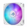 Vedelikjahutuskomplekt ASUS ROG Strix LC III 360 ARGB Valge Edition — 360 mm radiaator, 3x 120 mm ventilaatorit, LCD veeblokk, PWM