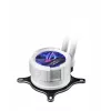 Vedelikjahutuskomplekt ASUS ROG Strix LC III 360 ARGB Valge Edition — 360 mm radiaator, 3x 120 mm ventilaatorit, LCD veeblokk, PWM