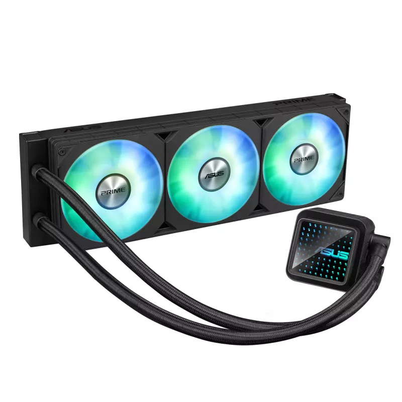 ASUS Prime LC 360 ARGB Arvutikorpus Kõik-ühes vedelikjahutus 12 cm Must