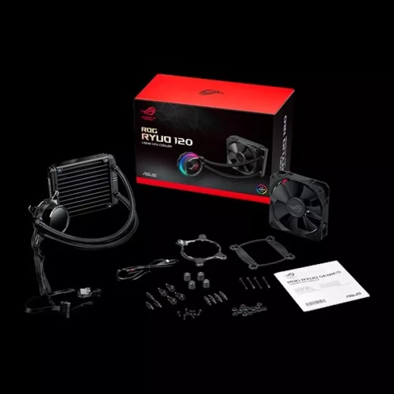 ASUS ROG RYUO 120 protsessori universaalne vedelikjahutus 12 cm must 1 tk