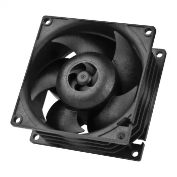ARCTIC S8038-10K - 80 mm serveriventilaator, ventilaator, 8 cm, 173,3 m³/h, must