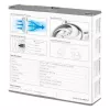 ARCTIC BioniX P140 (hall/Valge) – Rõhuoptimeeritud 140 mm mänguriventilaator koos PWM PST-ga