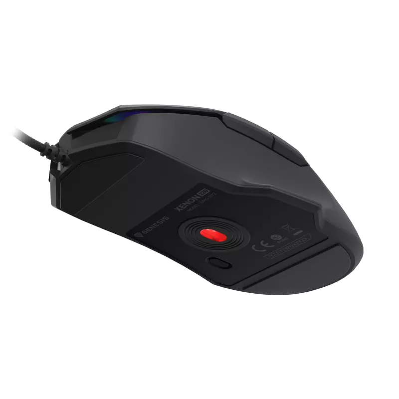 GENESIS Xenon 220 G2 hiir, mängimiseks, mõlemakäeline, USB-tüüp-A, optiline, 12800 DPI