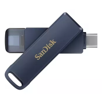 WESTERN DIGITAL SanDisk Phone Drive iPhone'ile - 128 GB USB-mälupulk - USB-C/Lightning - Metallic Sky Blue