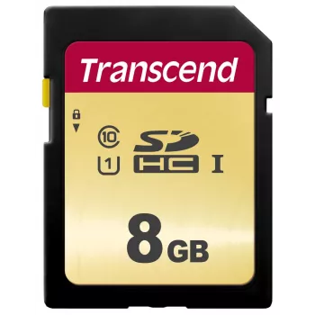 TRANSCEND Sdhc kaart 500s 8GB Uhs-i U1 Mlc