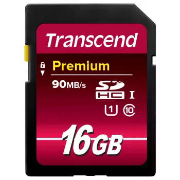 Flash Memory Transcend 16GB SDHC UHS-I TS16GSDU1
