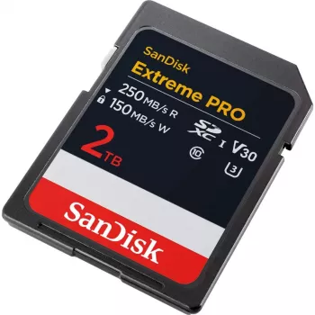 WESTERN DIGITAL Extreme PRO 2TB SDXC mälukaart 250MB/s 140MB/s UHS-I