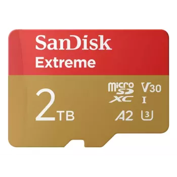 WESTERN DIGITAL Extreme Micro SDXC 2TB + SD-adapter 240 MB/s