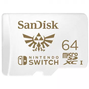 WESTERN DIGITAL SanDisk Micro SDXC kaart Nintendo Switchile 64GB UHS-1 100mb/s
