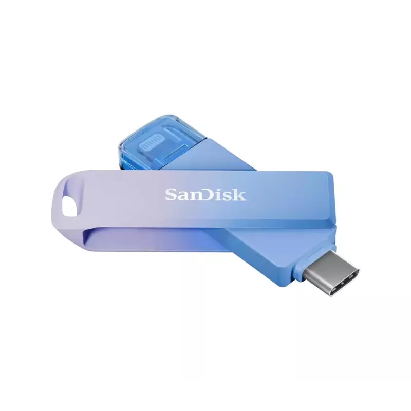 WESTERN DIGITAL SanDisk Creator Phone Drive - 256 GB USB-mälupulk - USB-C/Lightning - sinine
