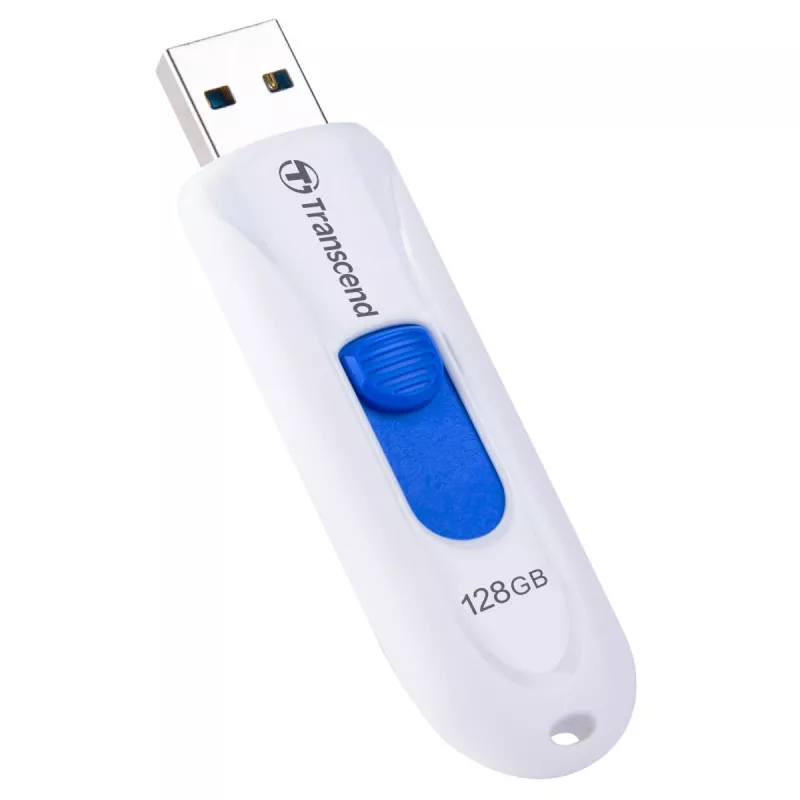 TRANSCEND Jetflash 790w - 64GB USB-pulk - USB 3.1 - Valge
