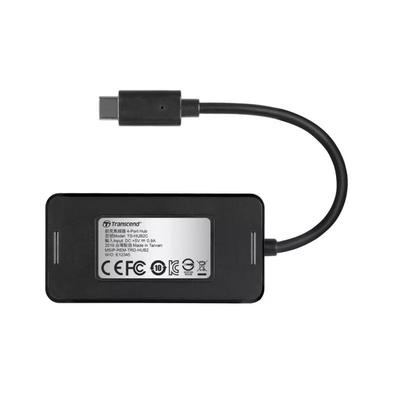 TRANSCEND USB Hub2c USB-C 4-port Hub