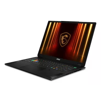 MSI Stealth 18 HX AI A2XWIG-042 Intel Core Ultra 9 275HX Sülearvuti 45,7 cm (18 tolli) UHD+ 64 GB DDR5-SDRAM 2 TB SSD NVIDIA GeForce RTX 5080 Wi-Fi 7 (802.11be) Windows 11 Pro Must