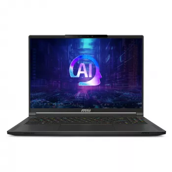 MSI Stealth A16 AI+ A3XWIG-043 AMD Ryzen AI 9 HX 370 sülearvuti 40,6 cm (16 tolli) Quad HD+ 32 GB LPDDR5x-SDRAM 2 TB SSD NVIDIA GeForce RTX 5080 Wi-Fi 7 (802.11be) Windows 11 Home must