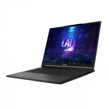 MSI Stealth A16 AI+ A3XWIG-043 AMD Ryzen AI 9 HX 370 sülearvuti 40,6 cm (16 tolli) Quad HD+ 32 GB LPDDR5x-SDRAM 2 TB SSD NVIDIA GeForce RTX 5080 Wi-Fi 7 (802.11be) Windows 11 Home must