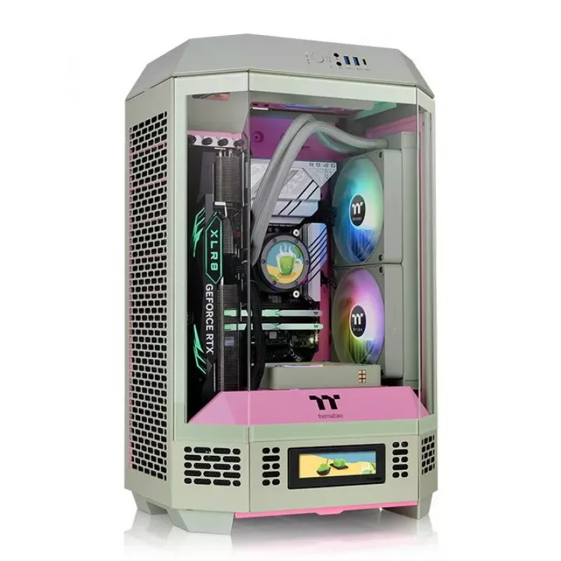 Thermaltake Tower 300 Matcha Plum Micro Tower PC korpus