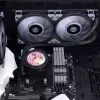 Kõik-ühes vedelikjahuti Thermaltake CL-W322-PL12GM-B 12 cm Must Hall 2500 RPM 72,69 m³/h