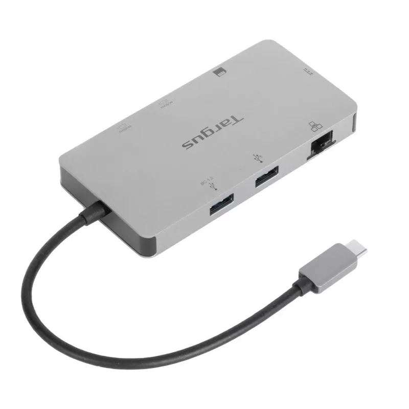 Targus DOCK423EU sülearvuti dokkimisjaam/portreplikaator, juhtmega, USB 3.2 Gen 1 (3.1 Gen 1) USB-C, hõbedane