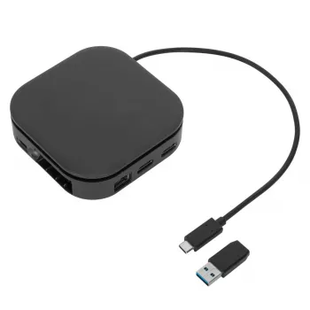 Targus DOCK116GLZ sülearvuti dokk/pordireplikaator juhtmega USB 3.2 Gen 2 (3.1 Gen 2) USB-C Must