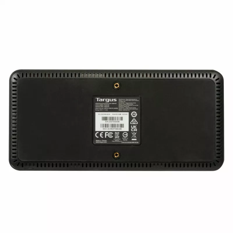 Targus DOCK460EUZ sülearvuti dokk/pordireplikaator Juhtmega USB4 Must