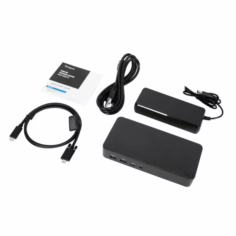 Targus DOCK460EUZ sülearvuti dokk/pordireplikaator Juhtmega USB4 Must