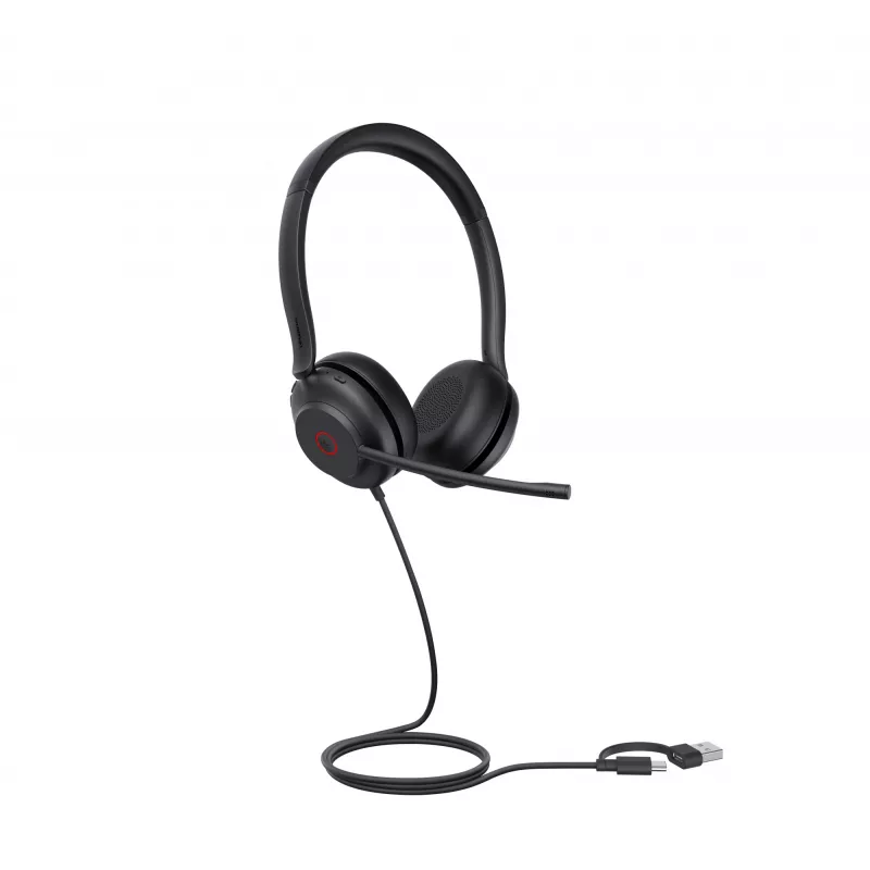 Yealink UH35 Dual UC USB-C/A peakomplekt, juhtmega, 20 - 20000 Hz, kõned/muusika, 139,5 g, peakomplekt, must
