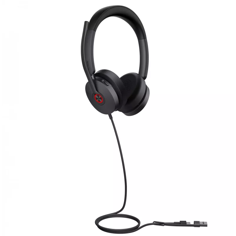 Yealink UH48 Dual Teams USB-C/A peakomplekt, juhtmega, kõnedele / muusikale, 20–20000 Hz, 169 g, peakomplekt, must