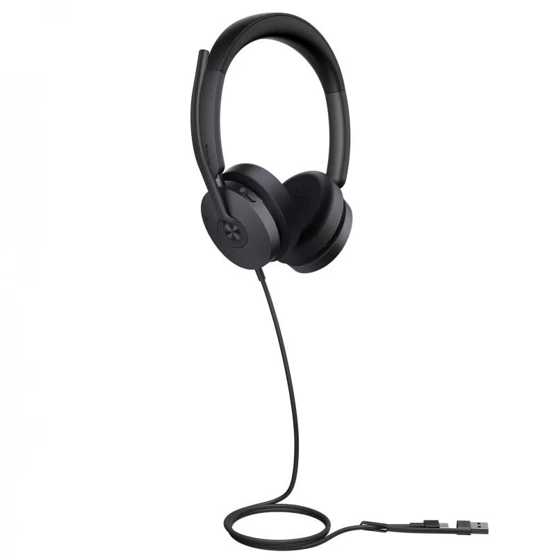 Yealink UH48 Dual Teams USB-C/A peakomplekt, juhtmega, kõnedele / muusikale, 20–20000 Hz, 169 g, peakomplekt, must