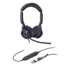 Yealink UH46 Dual UC USB-C/A peakomplekt, juhtmega, 20–20000 Hz, kontor/kõnekeskus, 166 g, peakomplekt, must