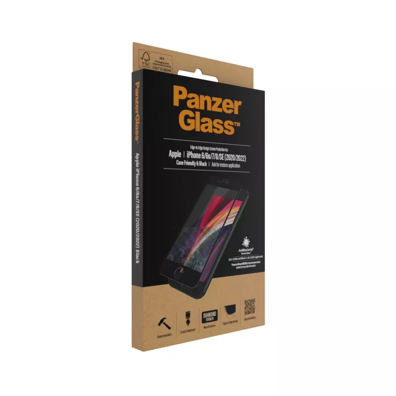 PanzerGlass ® ekraanikaitse iPhone 8 | 7 | 6s | 6 | SE (2020/2022) | servast-servani
