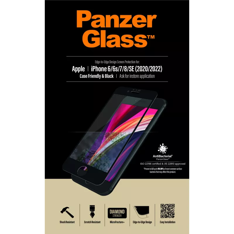 PanzerGlass ® ekraanikaitse iPhone 8 | 7 | 6s | 6 | SE (2020/2022) | servast-servani