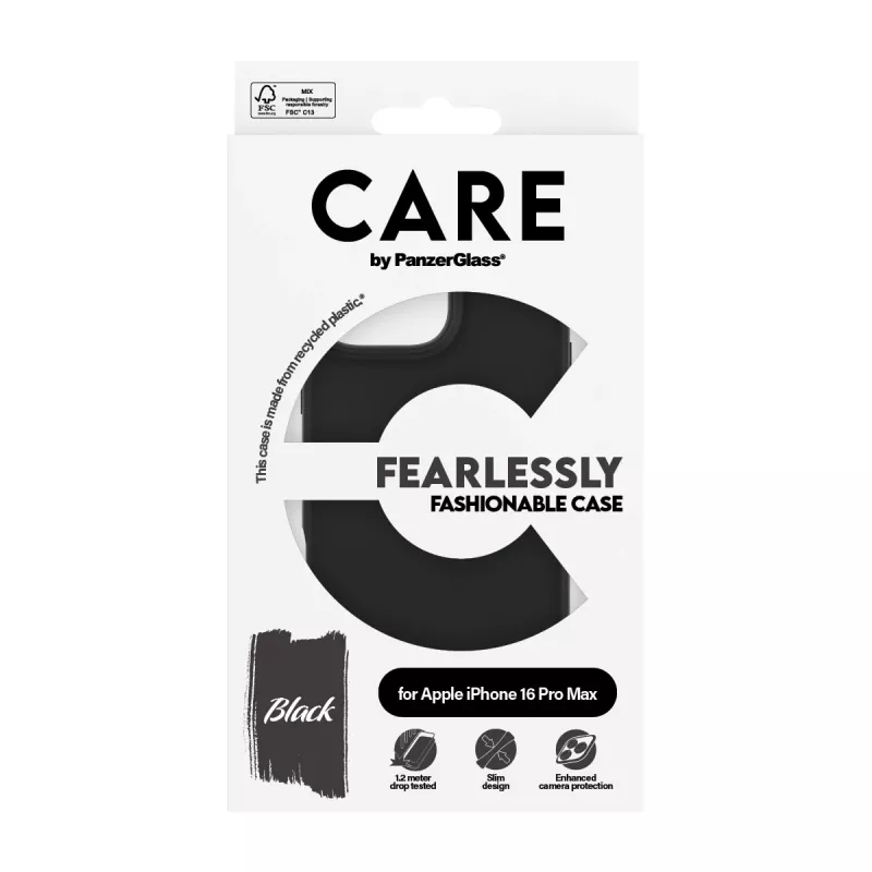 PanzerGlass CARE™ by ® ümbris Must iPhone 16 Pro Max