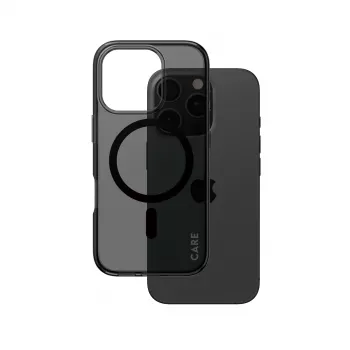 Cover PanzerGlass CARE by Flagship Case Urban Combat Smokey w. Must MagSafe iPhone '24 6.3 inch Pro
