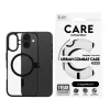 PanzerGlass CARE™ by ® Urban Combat Case läbipaistev musta raami ja MagSafe'iga iPhone 16