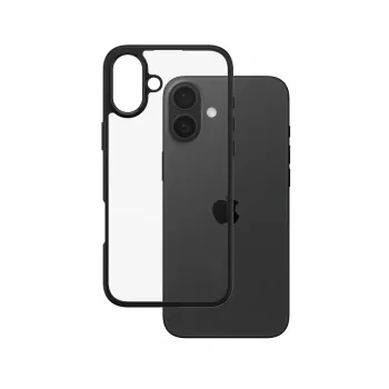 PanzerGlass CARE™ by ® Urban Combat Case läbipaistev musta raamiga iPhone 16 Plus