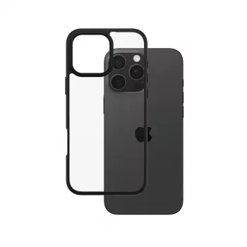 PanzerGlass CARE™ by ® Urban Combat Case Transparent w. Black Frame iPhone 16 Pro Max