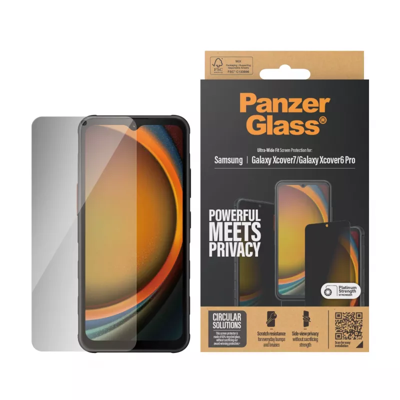 PanzerGlass ® privaatsuskuvarikaitse Samsung Galaxy Xcover7 Pro | Xcover7 | Xcover6 Pro | ülilai sobivus