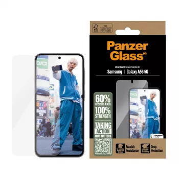 PanzerGlass® ekraanikaitse Samsung Galaxy A56 5G | Ultra-Wide Fit koos EasyAligneriga