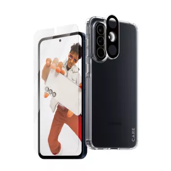PanzerGlass ® | CARE by ® Flagship 3-in-1 komplekt Samsung Galaxy A56 5G