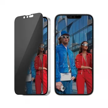 PanzerGlass® privaatsusekraanikaitse iPhone 17e | 16e | 14 | 13 | 13 Pro | ülilaila sobivus EasyAligneriga