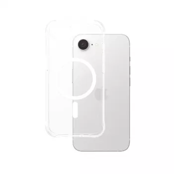 PanzerGlass CARE™ by ® Samba Case läbipaistev valge Qi-ühilduv iPhone 17e | 16e