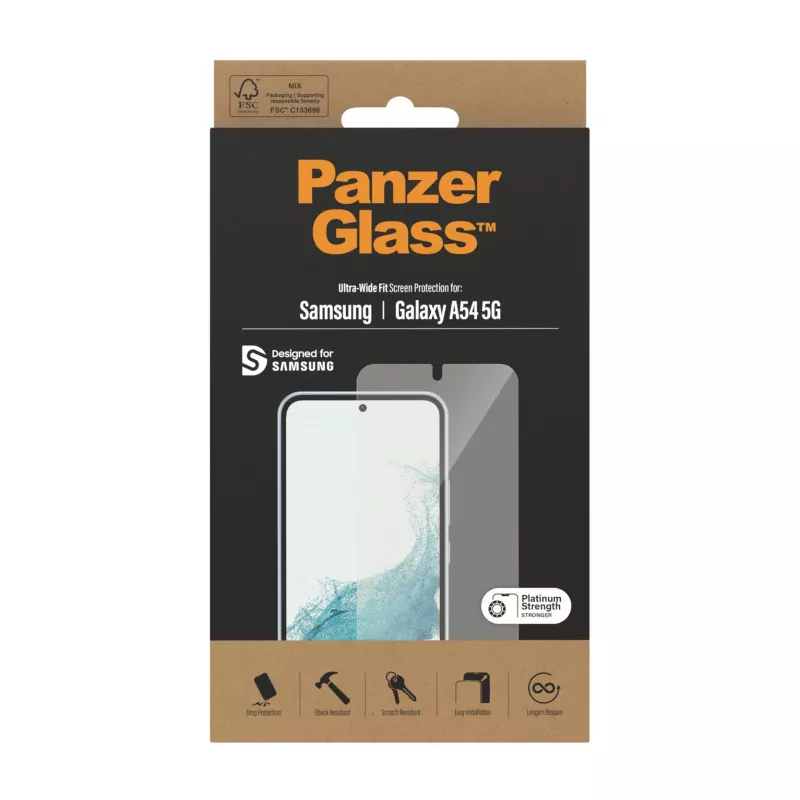 PanzerGlass® ekraanikaitse Samsung Galaxy A54 5G | Ultra-Wide Fit