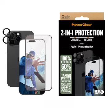 PanzerGlass ® 2-ühes komplekt iPhone 16 Pro Max