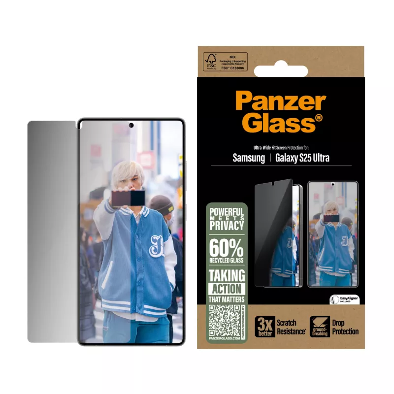 PanzerGlass® privaatsusekraani kaitse Samsung Galaxy S25 Ultra | ülilai sobivus