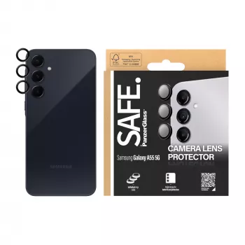 PanzerGlass SAFE. by ® kaamera objektiivi kaitse must Samsung Galaxy A55 5G