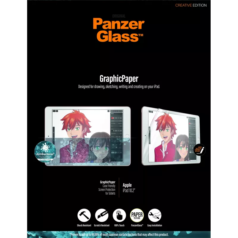 PanzerGlass ® GraphicPaper® ekraanikaitse iPad 10.2″ (2019-2021)