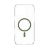 PanzerGlass CARE™ by ® Urban Combat Case Transparent w. Green MagSafe iPhone 16 Pro Max