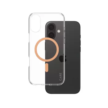 PanzerGlass CARE™ by ® Urban Combat ümbris läbipaistev, Peachy MagSafe'iga iPhone 16 Plus